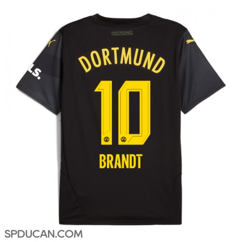 Muški Nogometni Dres Borussia Dortmund Julian Brandt #10 Gostujuci 2024-25 Kratak Rukav